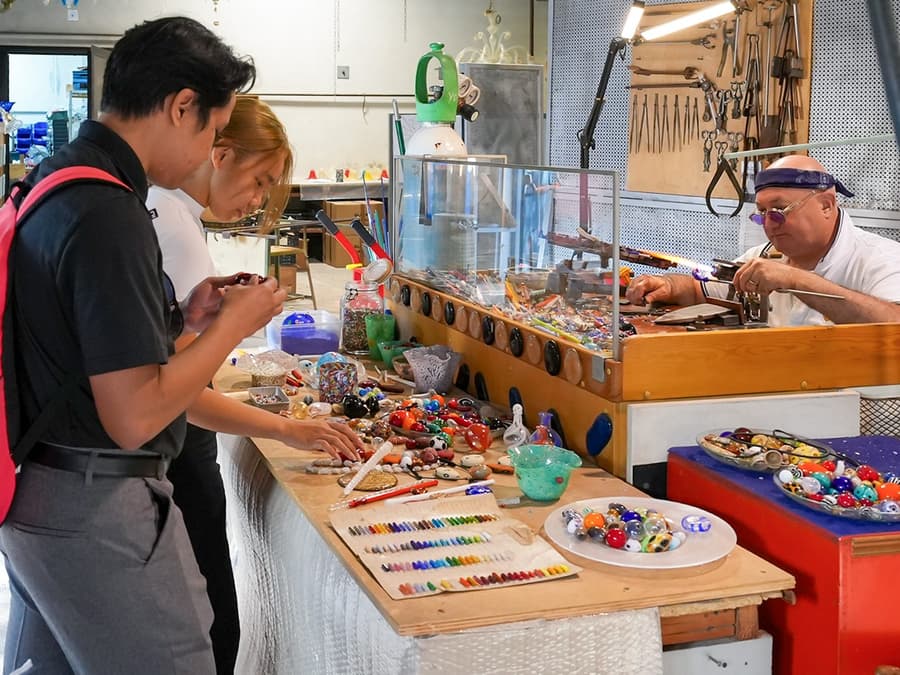 Murano & Burano Islands Private Boat Tour with Glass Blowing