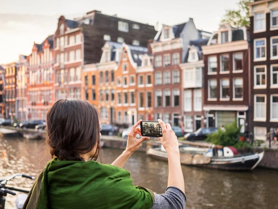 Amsterdam: Audio Tour na Self-Guided