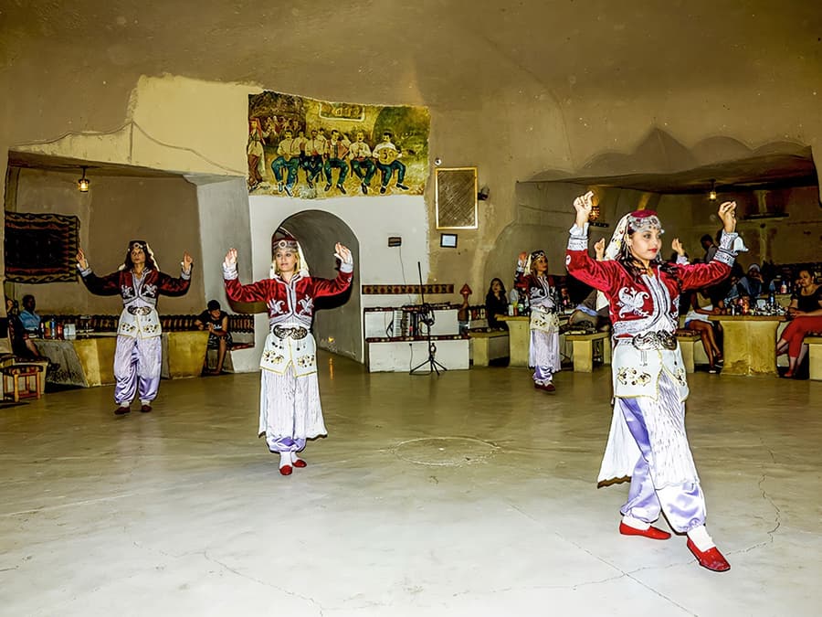 Tickets to Turkish Dinner & Shows in a Cave Restaurant in Cappadocia with Transfers