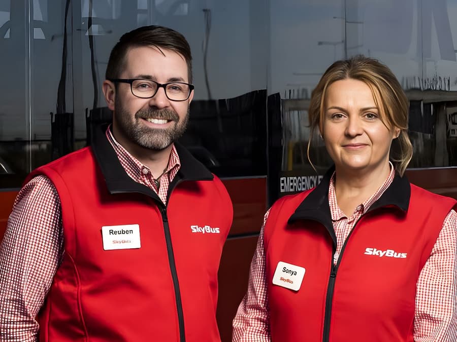 Rútuflutningur: Melbourne Tullamarine flugvöllur til/frá Melbourne borg með Skybus