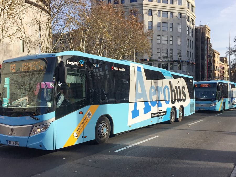 Aerobus Tickets: Barcelona Airport to/from Plaça Catalunya