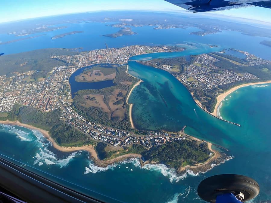 Tandem Skydive at Newcastle Beach
