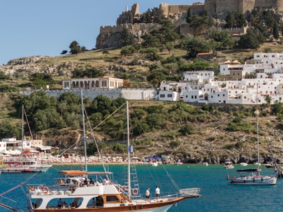 Rhodes: Cruise with Swimming Stops & Lunch