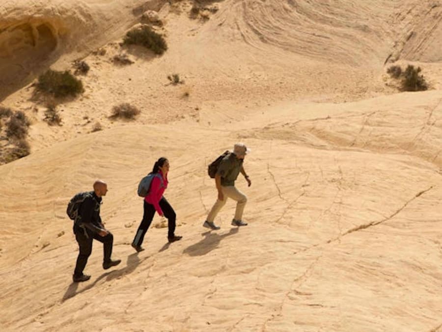 Hiking in the Valley of Fire