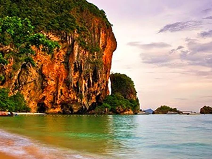 Krabi: Phranang Cave Sunset Tour with Night Snorkeling by Longtail Boat