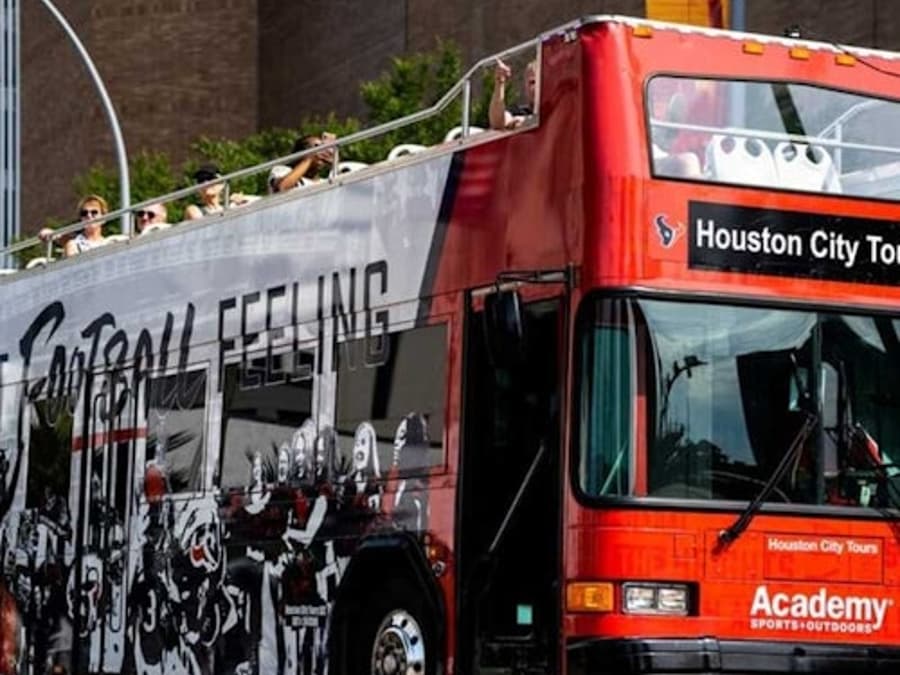 Houston: Guided City Tour by Open-Top Double Decker Bus