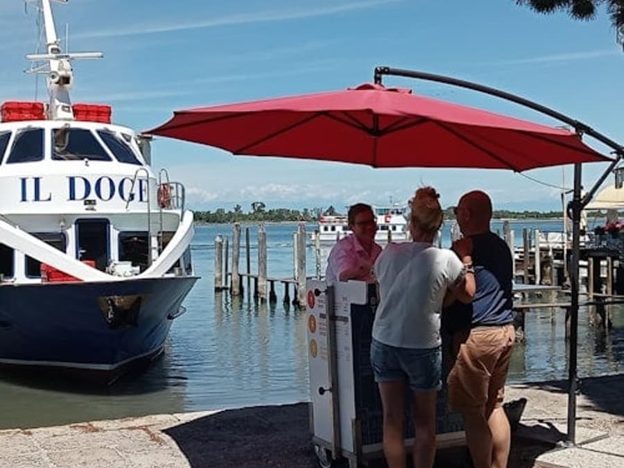 Trasllat en vaixell: de Punta Sabbioni a San Marco, Venècia