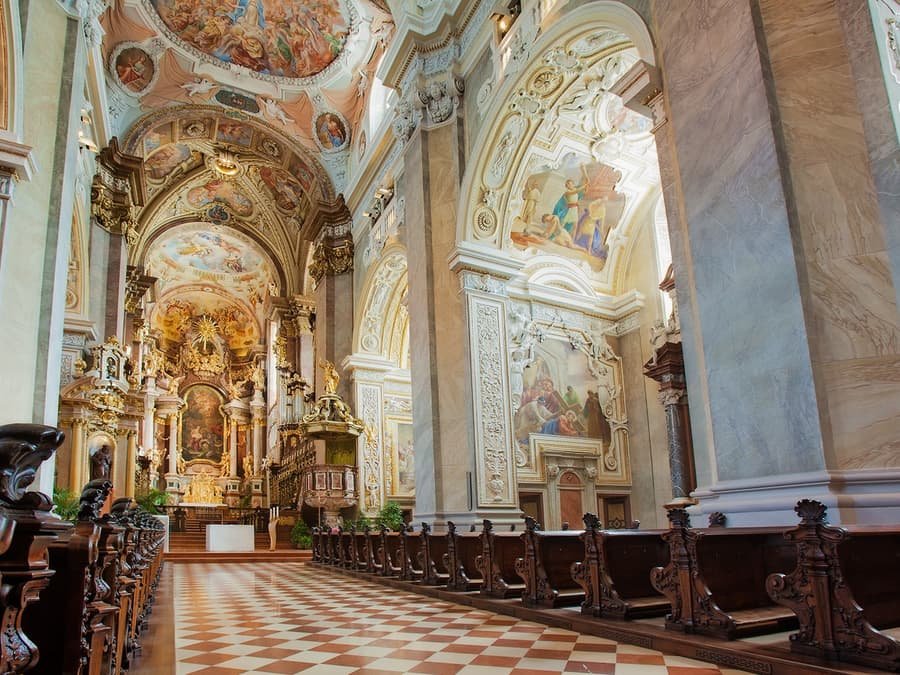 Entry to Klosterneuburg Monastery