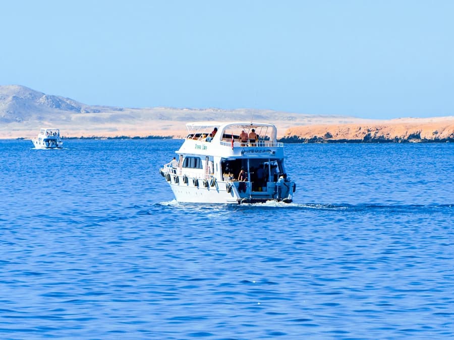 From Sharm El Sheikh: Private Ras Mohamed & White Island Cruise with Diving, Snorkeling, BBQ Lunch & Transfers