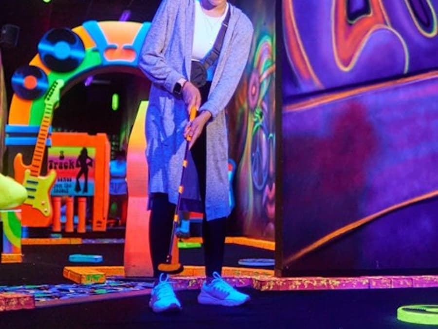 Rock of Ages Blacklight Mini Golf