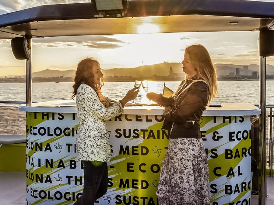 Barcelona Sightseeing Cruise on an Eco-Catamaran