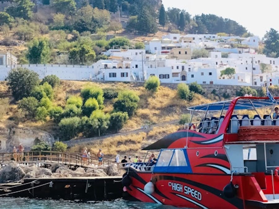 Rhodes: High-Speed Boat to Lindos