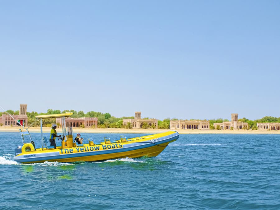 Yellow Boats: Sightseeing Speedboat Tour of Yas Island