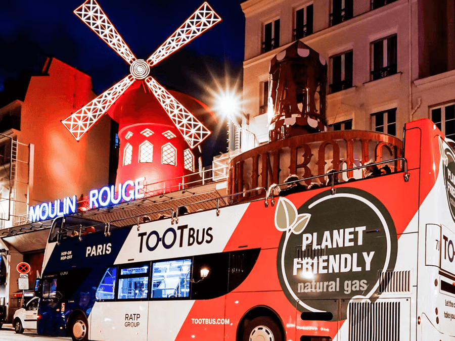 Tootbus: Tour de noapte cu autobuzul în Paris