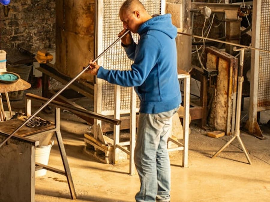 Murano: Glass Blowing Demo + Transfer