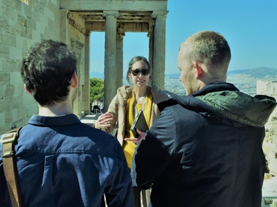 Acròpoli d'Atenes: visita guiada a peu en alemany