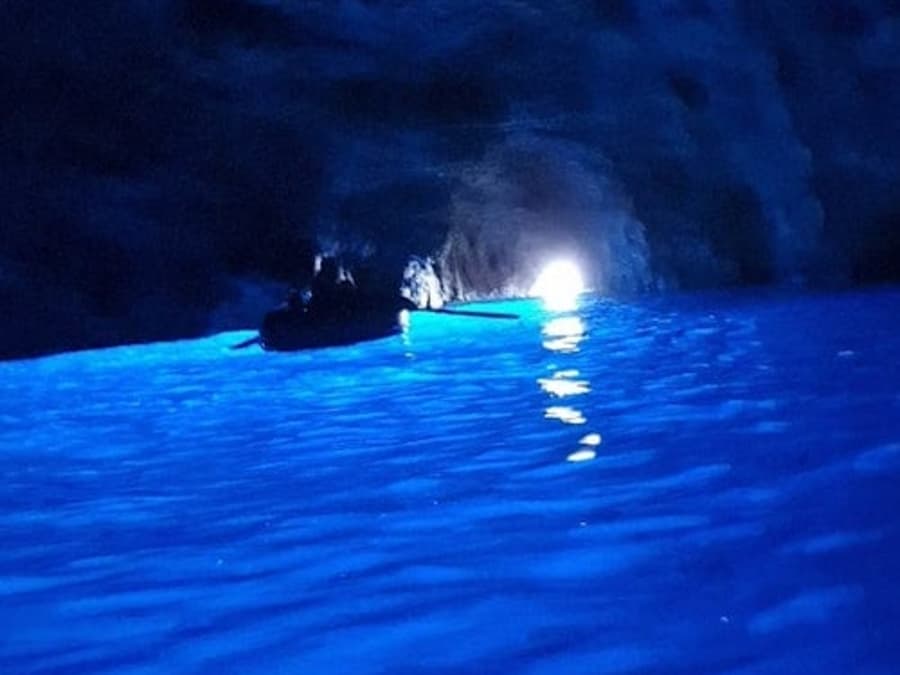 Capri e Anacapri: Passeio de Barco + Ida e Volta de Hidrofólio de Sorrento