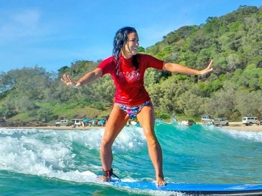Noosa Heads: 4x4 Beach Safari + Surf Lesson