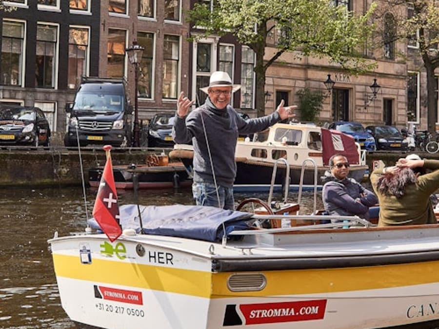 Amsterdam: Open Boat Tour