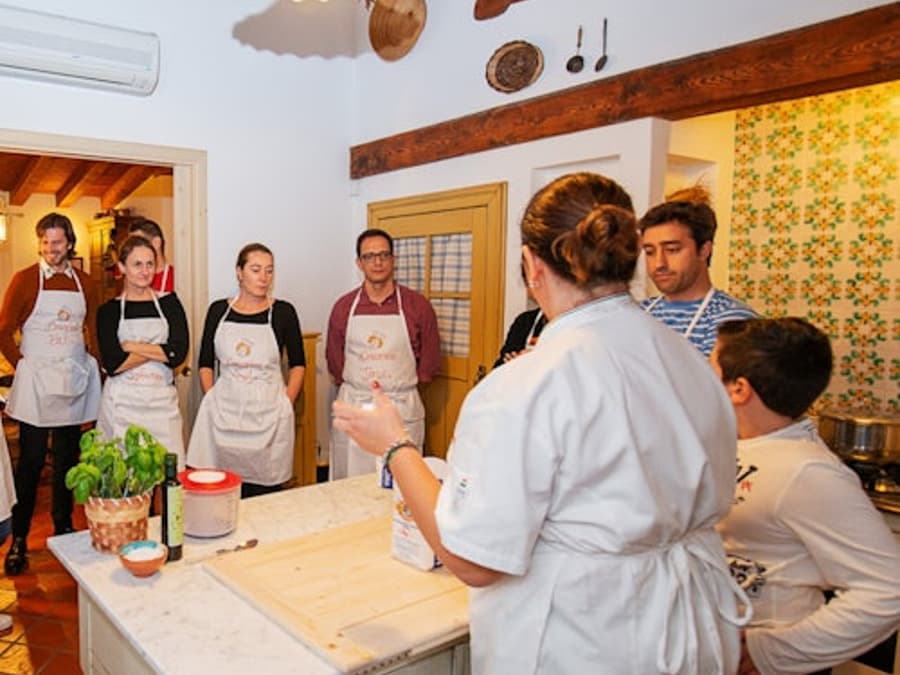 Sorrento: Private Cooking Class + Guided Market Tour