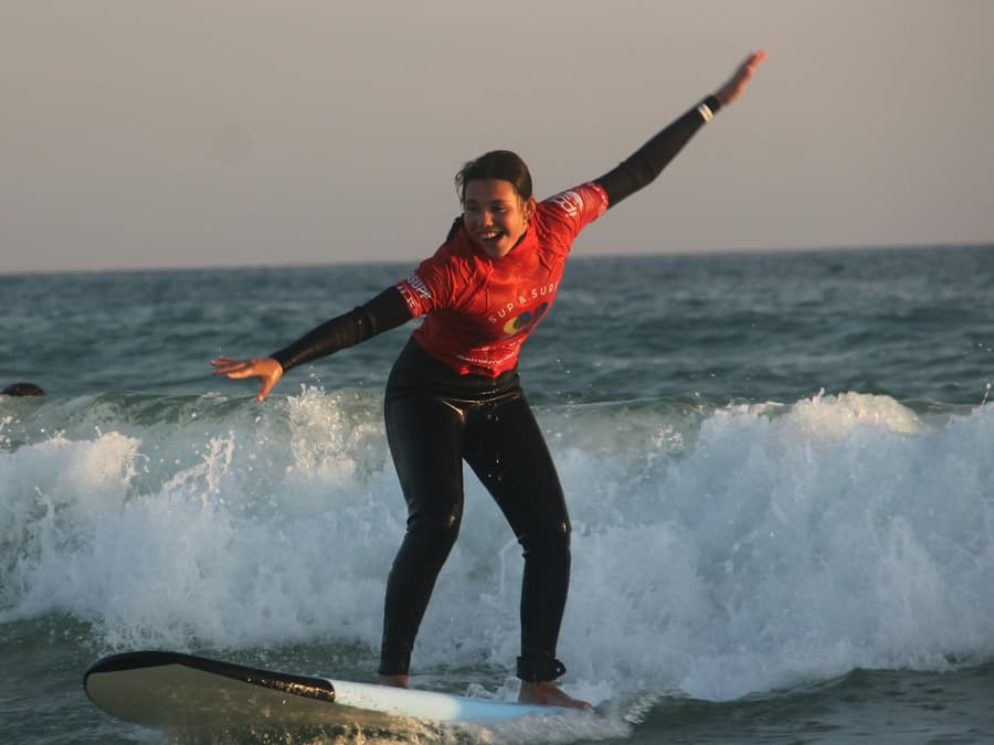Armação de Pêra: First Surf Experience