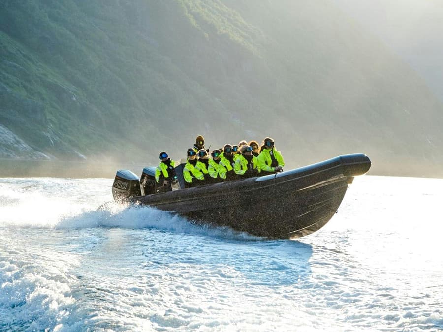 From Geiranger: RIB Geiranger Fjord Safari