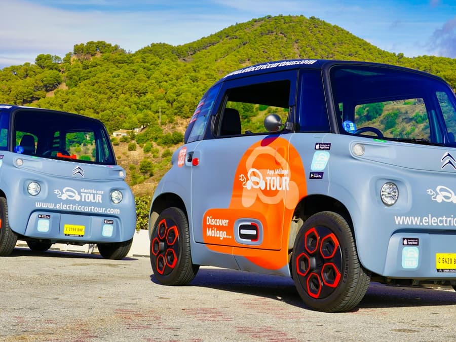 Montes de Málaga Natural Park: Guided Electric Car Tour + Lunch
