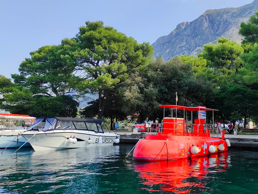 From Kotor: Boka Bay Panorama and Underwater Experience in a Submarine