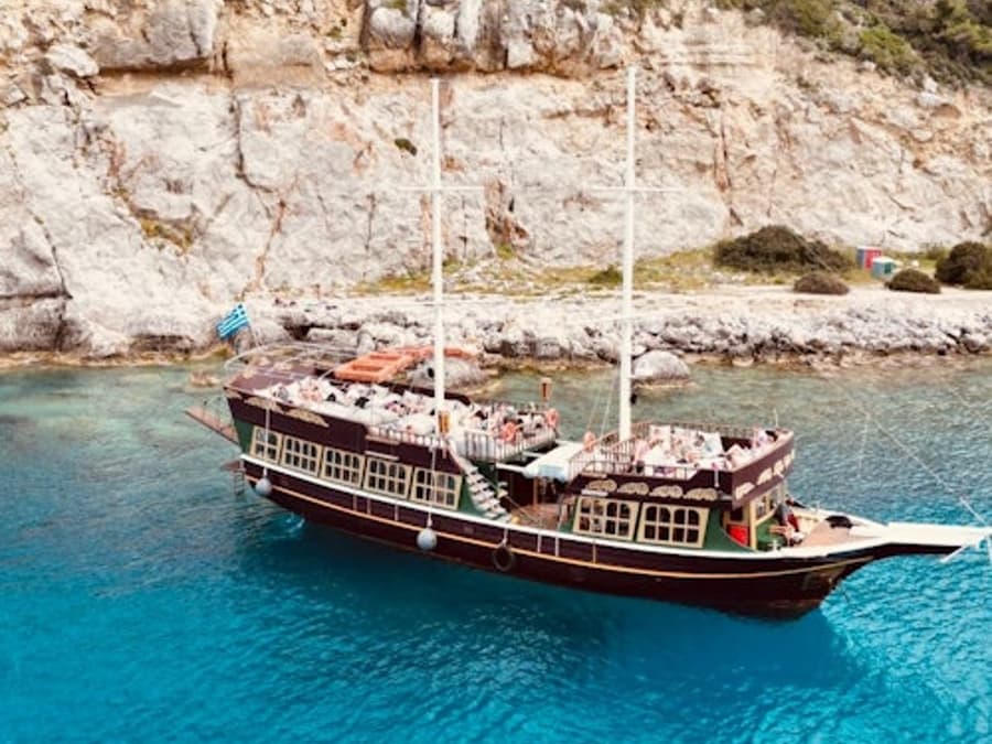 Rhodes: Day Cruise with BBQ Meal + Unlimited Drinks
