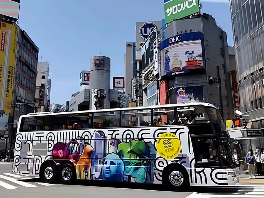 Shibuya Straßenfahrt: Panoramabus-Tour durch Tokio