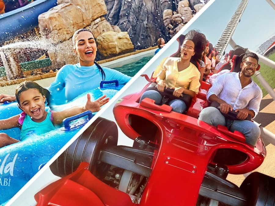 Yas Island Abu Dhabi: 4 Park Ticket
