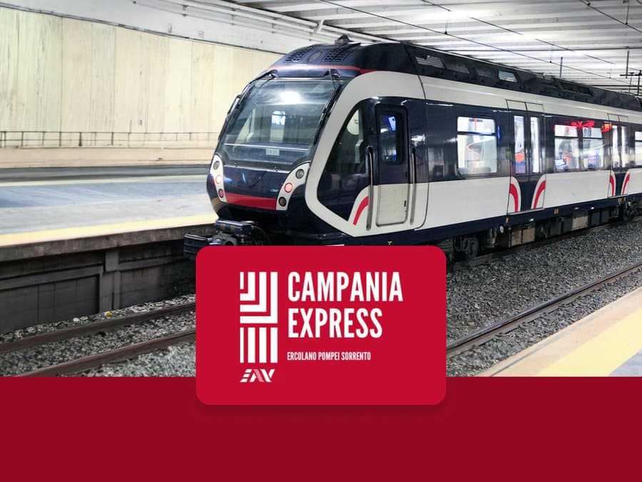 Campania Express One-Way Tickets: Naples to/from Pompeii