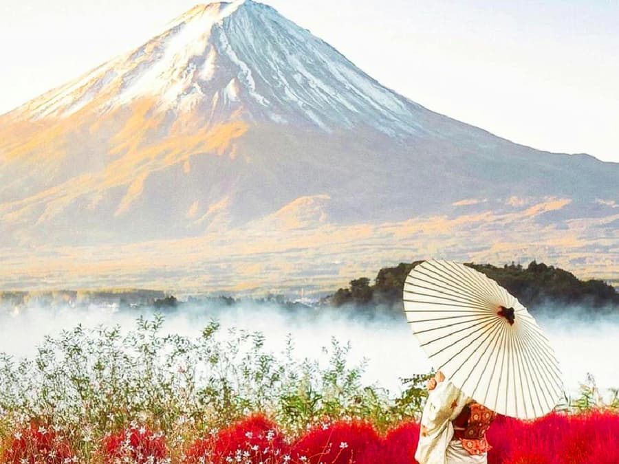 Mount Fuji Guided Day Tour with Kachikachi Ropeway & Matcha-Making Experience