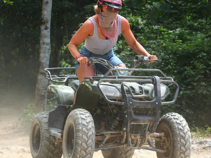 Mayan Jungle Rush: ATV + Ziplines + Lunch + Transfer