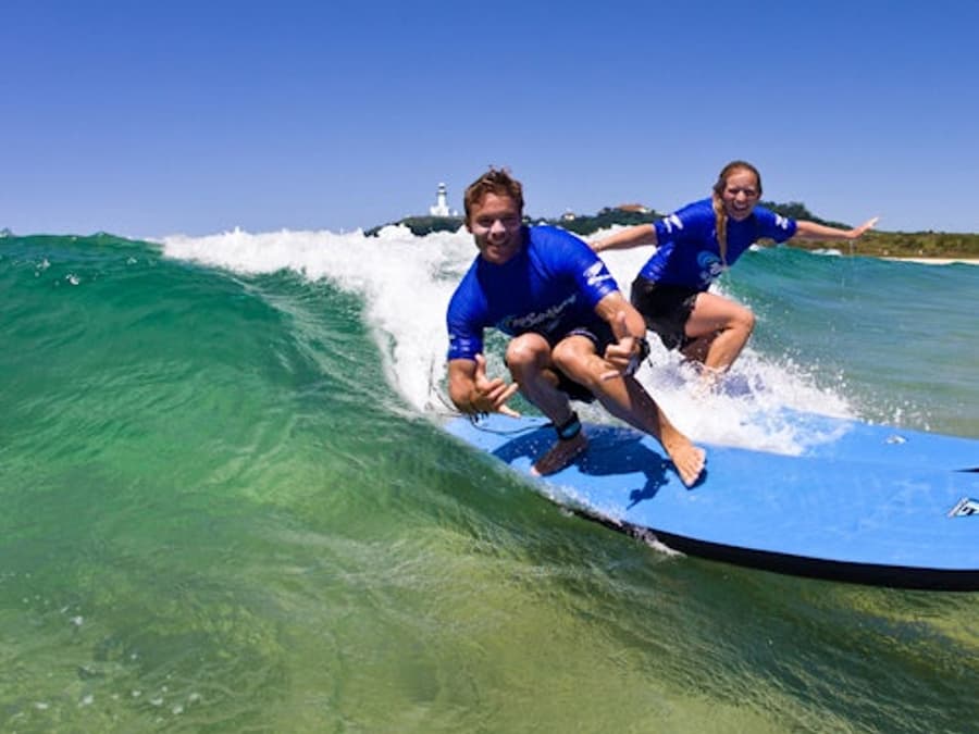 Two-Hour Surfing Lesson at Byron Bay