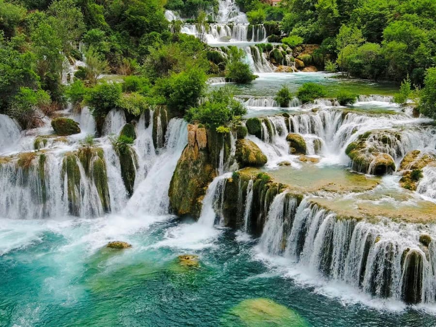 Krka Waterfalls and Šibenik Private Tour from Split