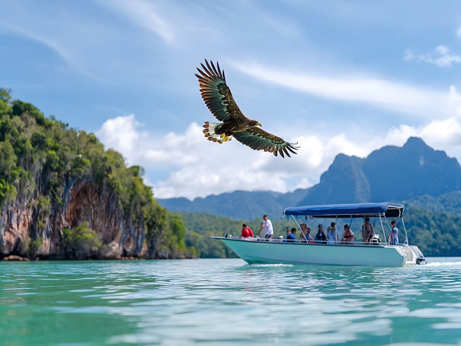 By Catamaran: Langkawi Island Hopping Tour with Lunch