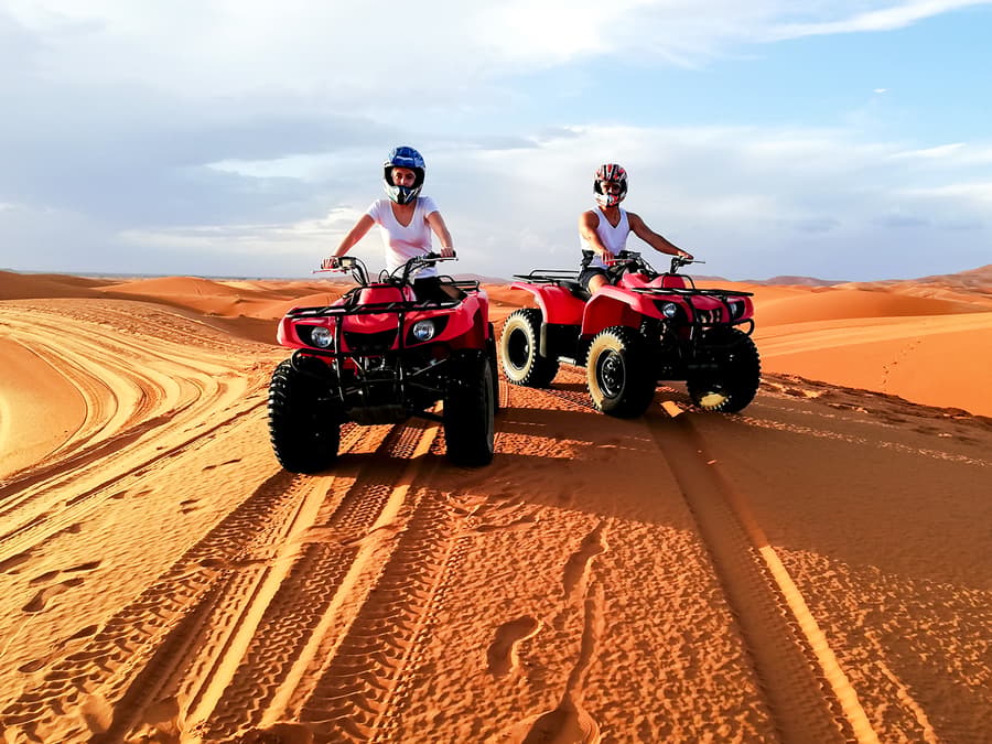 Sunset Desert Tour with Quad Bike, Camel Ride, Dinner Show & Transfers