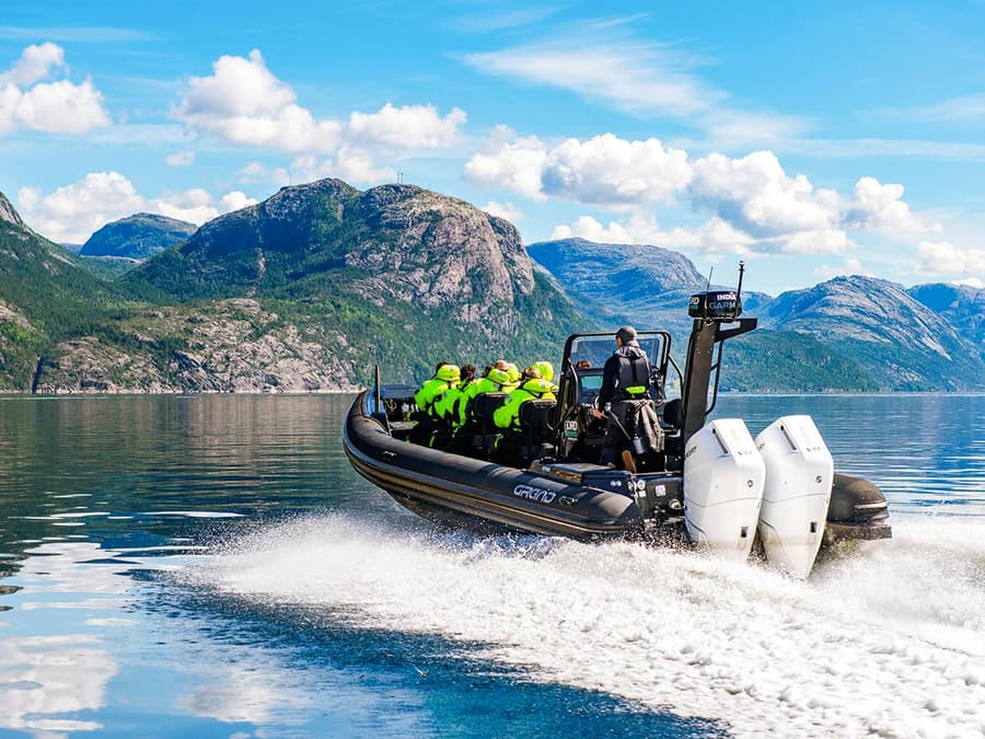 From Stavanger: RIB Tour to Lysefjord