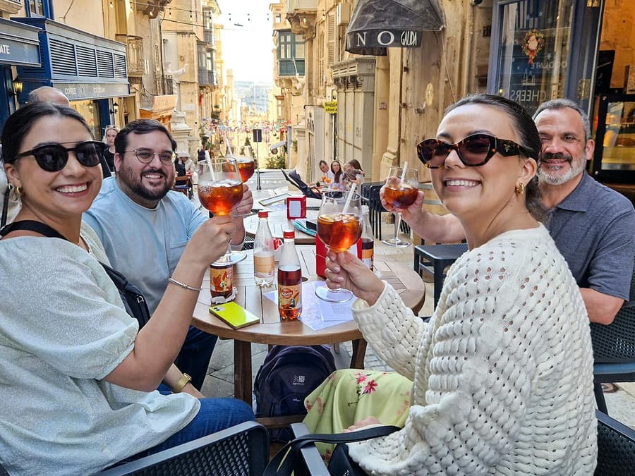 Guided Walking Food Tour in Valletta