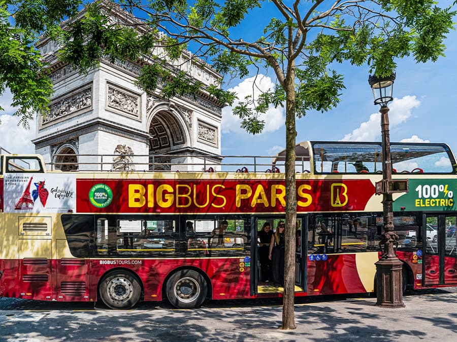 Big Bus: Paris Hop-on Hop-off Bus Tour with Optional Seine River Cruise