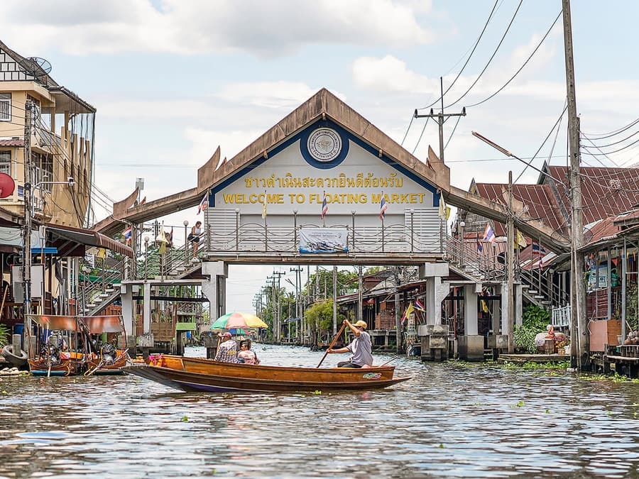 Bangkok Floating Markets Full-Day Guided Tour