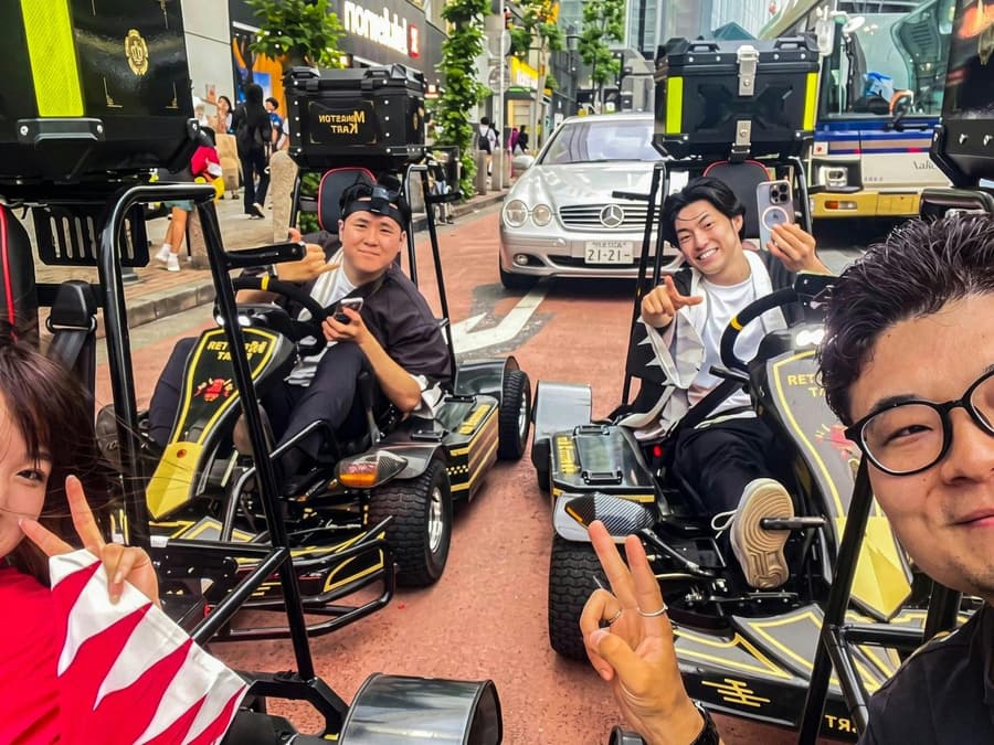 Tokyo: Shibuya Harajuku 30-Minute Go-Kart Express Tour Trial Version by Monkey Kart