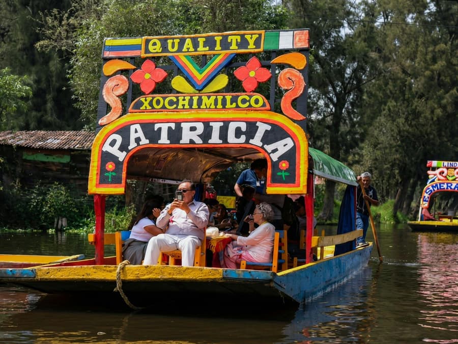 From Mexico: Xochimilco Canals Small Group Boat Tour