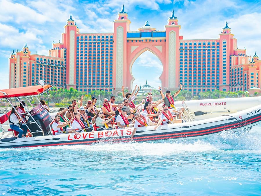 Love Boats: 90-Min Speedboat Tour - Ain Dubai, JBR, Atlantis & Burj Al Arab