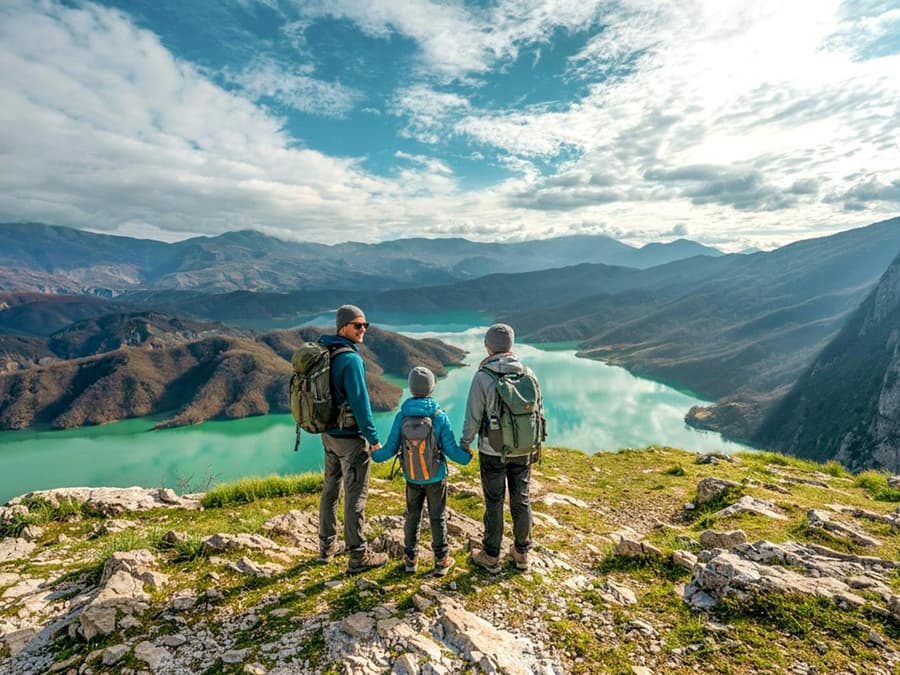 From Tirana: Bovilla Lake & Gamti Mountain Hiking Day Trip by Minivan