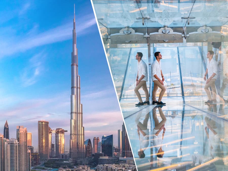 Combo: Burj Khalifa At The Top + Sky Views Tickets
