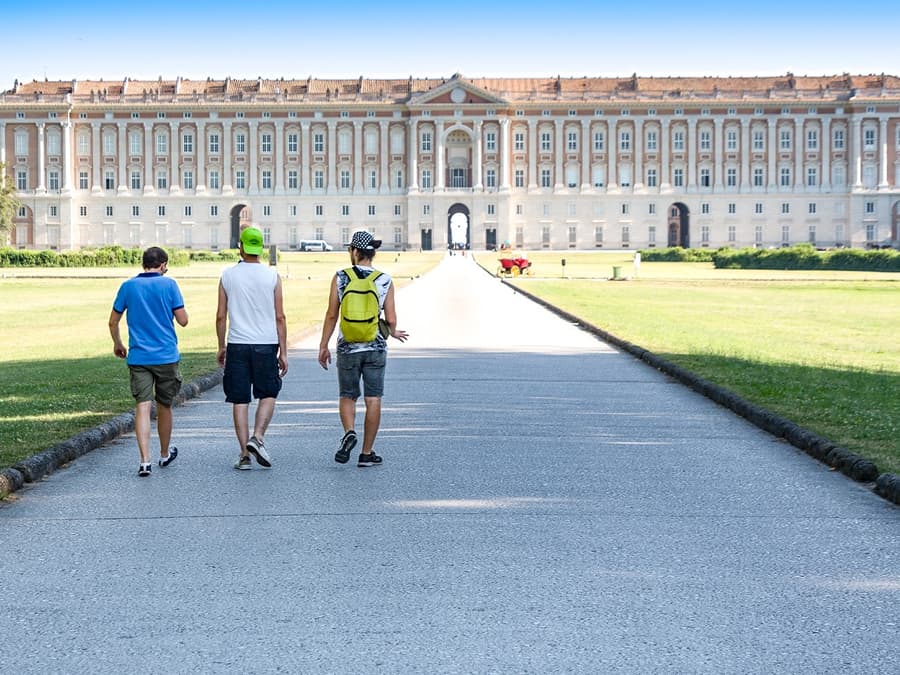 From Naples: Royal Palace of Caserta Tickets with Round-Trip Train and Audio Guide