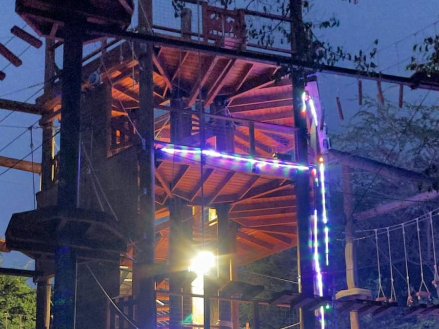 Coral Crater Adventure Park: Night Ninja Adventure Course + Campfire & S'mores