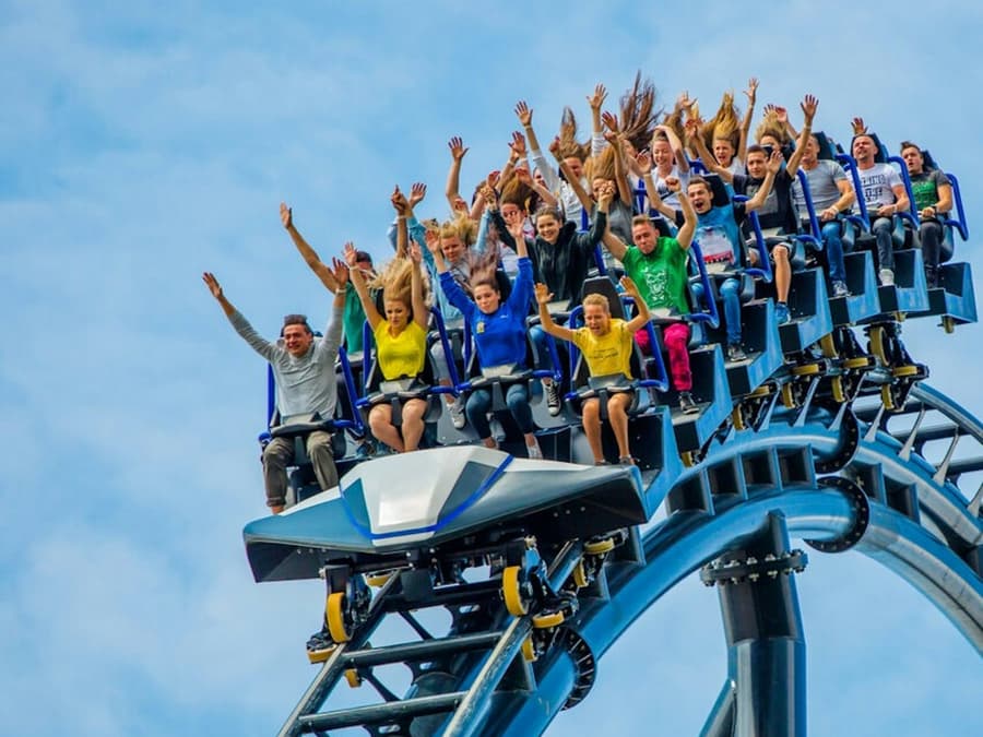 Energylandia: Entry Ticket + Roundtrip Transport from Krakow